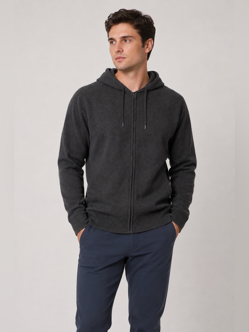 Modern Ambition Men's Full Zip Hooded Sweater Size XL NWOT # J623